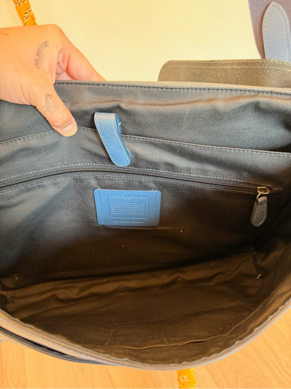 Coach Hudson Messenger Bag Duke Blue - Picture 6 of 10